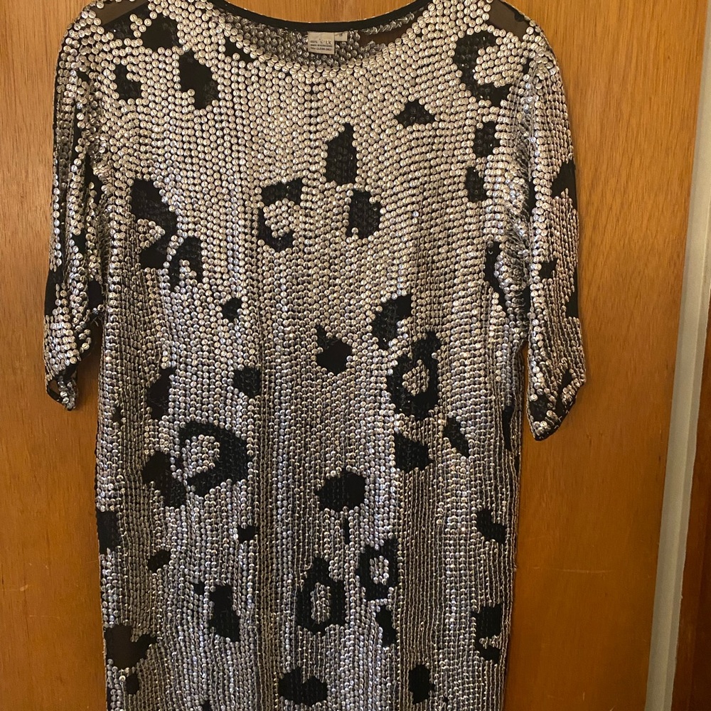 100% silk dress size small